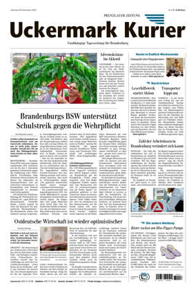 Cover of Prenzlauer Zeitung