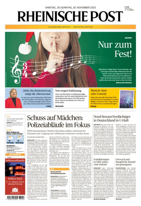 Cover of Rheinische Post - Mönchengladbach and Korschenbroich