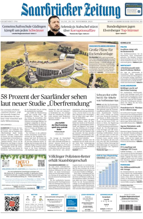 Cover of Saarbruecker Zeitung