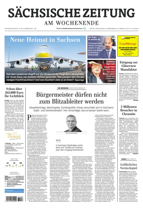 Cover of Sächsische Zeitung  (Freital)