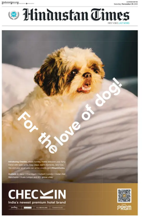 Cover of Hindustan Times (Lucknow)