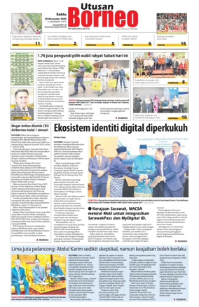 Cover of Utusan Borneo (Sarawak)
