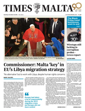 Cover of Times of Malta