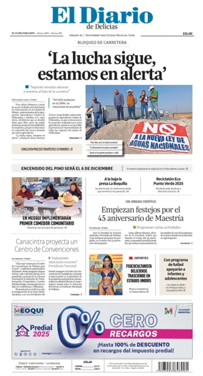 Cover of El Diario de Delicias