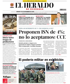 Cover of El Heraldo de Chihuahua