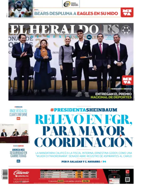 Cover of El Heraldo de Mexico