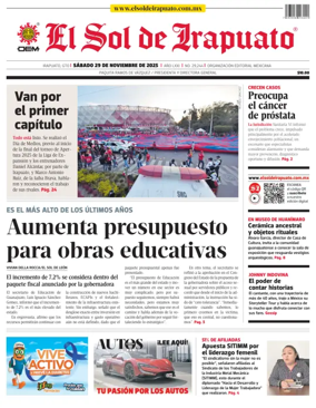 Cover of El Sol de Irapuato