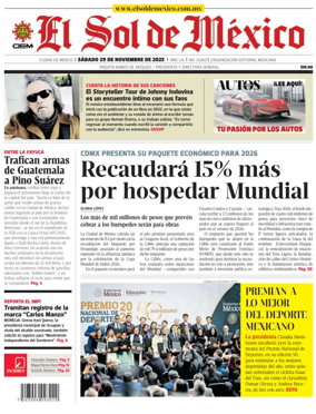 Cover of El Sol de Mexico