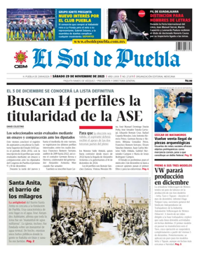 Cover of El Sol de Puebla
