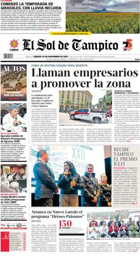 Cover of El Sol de Tampico