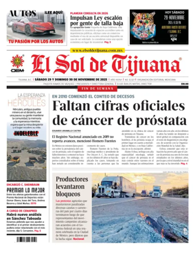 Cover of El Sol de Tijuana