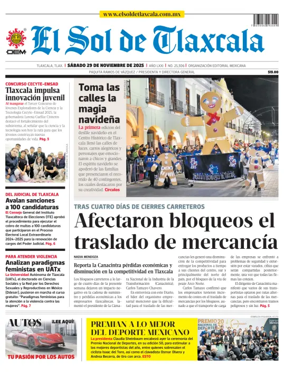 Cover of El Sol de Tlaxcala