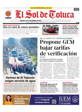 Cover of El Sol de Toluca