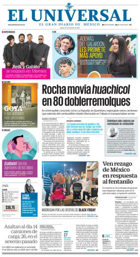 Cover of El Universal