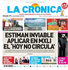Cover of La Crónica