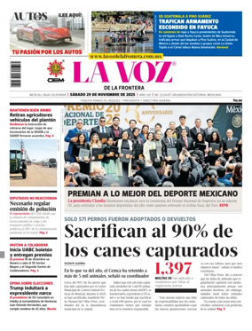 Cover of La Voz de la Frontera