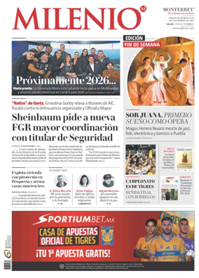 Cover of Milenio Monterrey