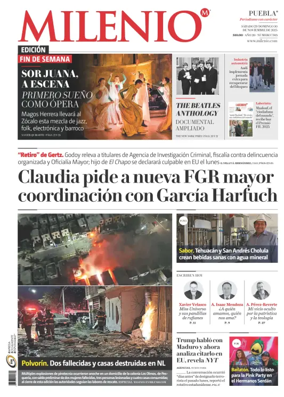 Cover of Milenio Puebla