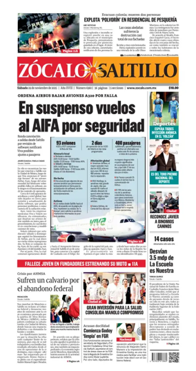 Cover of Zócalo Saltillo