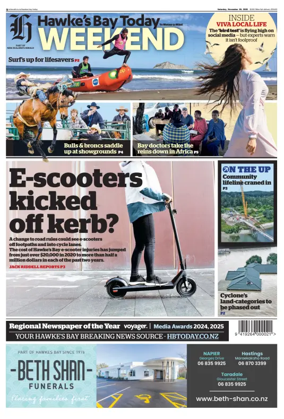 Cover of Hawke's Bay Today