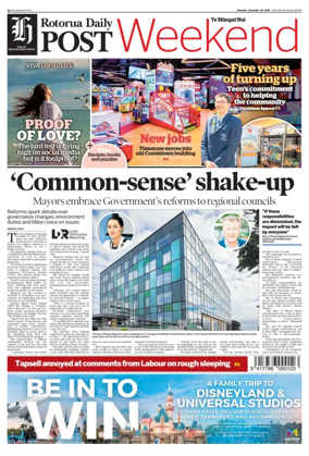 Cover of Rotorua Daily Post