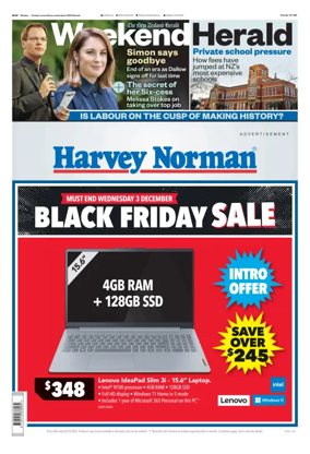 Cover of Weekend Herald