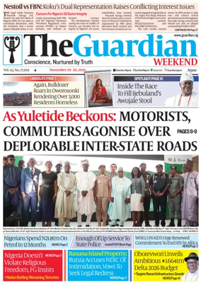 Cover of The Guardian Nigeria