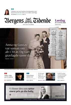Cover of Bergens Tidende