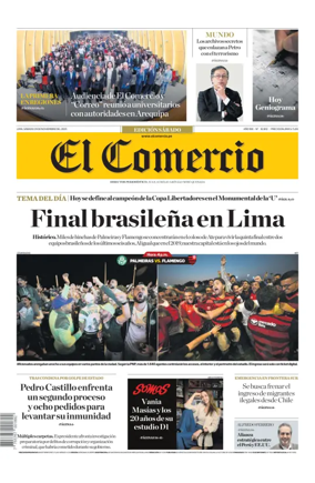 Cover of Diario El Comercio