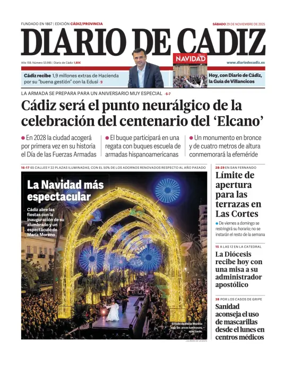 Cover of Diario de Cadiz