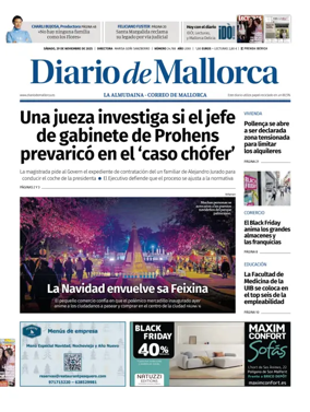 Cover of Diario de Mallorca