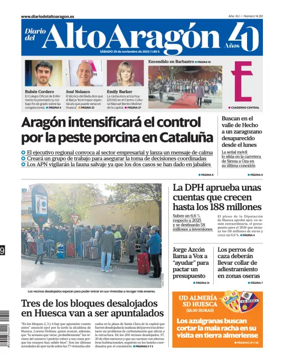 Cover of Diario del Alto Aragón