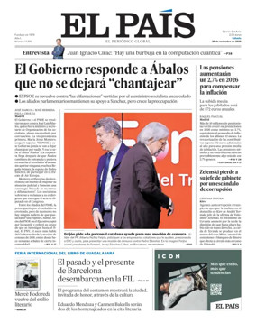 Cover of El País (Catalunya)
