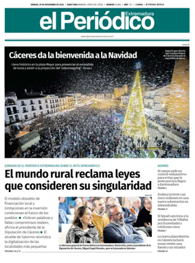 Cover of El Periódico Extremadura