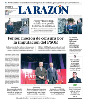 Cover of La Razon (Levante)