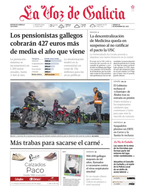 Cover of La Voz de Galicia (Carballo)