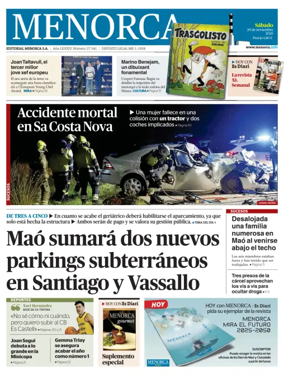 Cover of Menorca Diario Insular