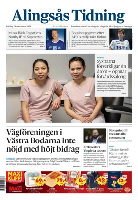 Cover of Alingsås Tidning