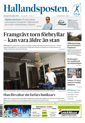 Cover of Hallandsposten