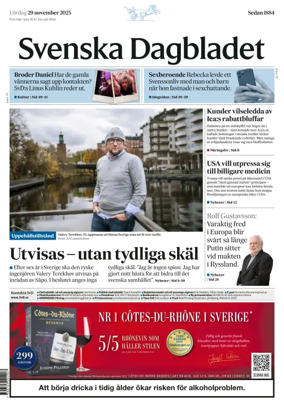 Cover of Svenska Dagbladet
