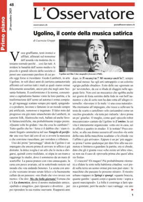 Cover of L'Osservatore