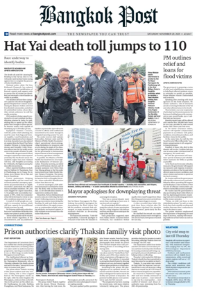 Cover of Bangkok Post