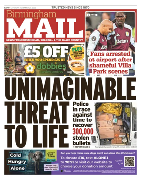 Cover of Birmingham Mail