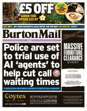 Cover of Burton Mail