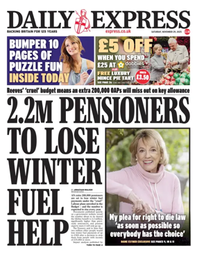 Cover of Daily Express