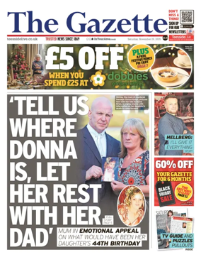 Cover of Teesside Evening Gazette