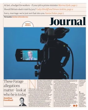 Cover of The Guardian e-paper Journal