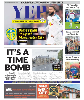 Cover of Yorkshire Evening Post