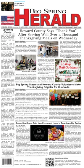 Cover of Big Spring Herald Weekend
