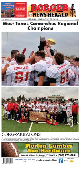 Cover of Borger News-Herald